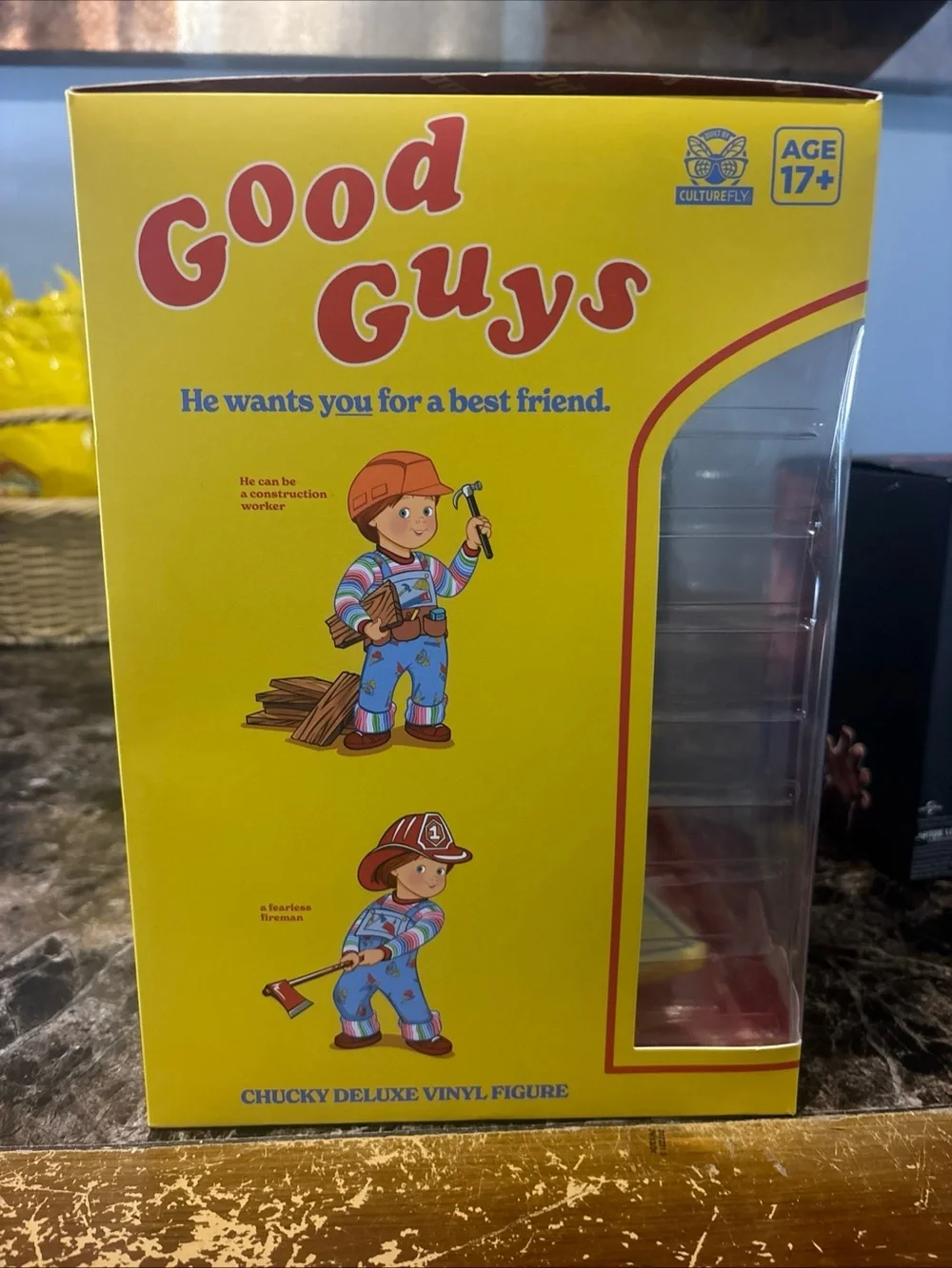 Good Guys Chucky Deluxe Figure - Red Hair, Blue Overalls